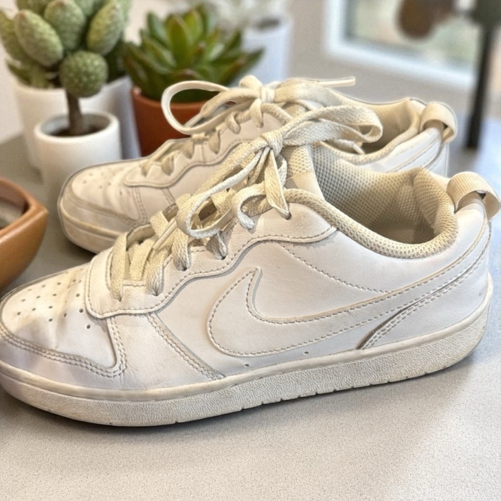 Nike Kids' Classic White Sneakers 6 Youth shoes tennis school gym athletic - Picture 6 of 6